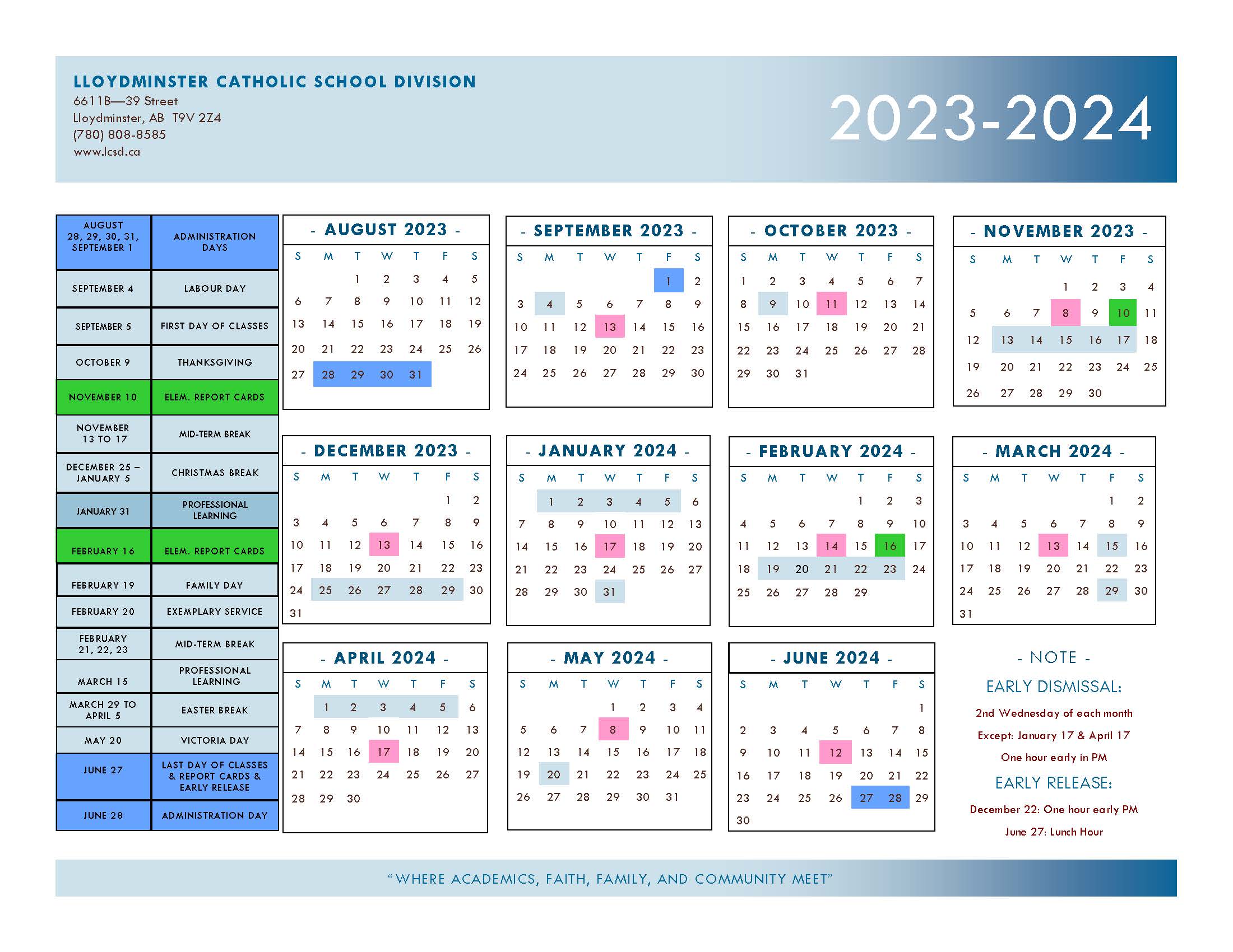 2023 2024 School Year Calendar Final Approved Feb282023